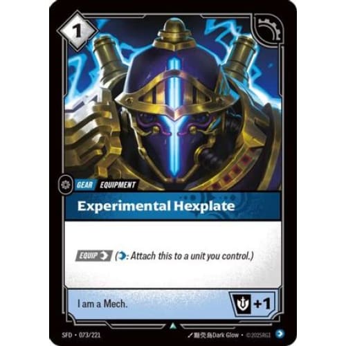 Experimental Hexplate (073/221) - Spiritforged - Single