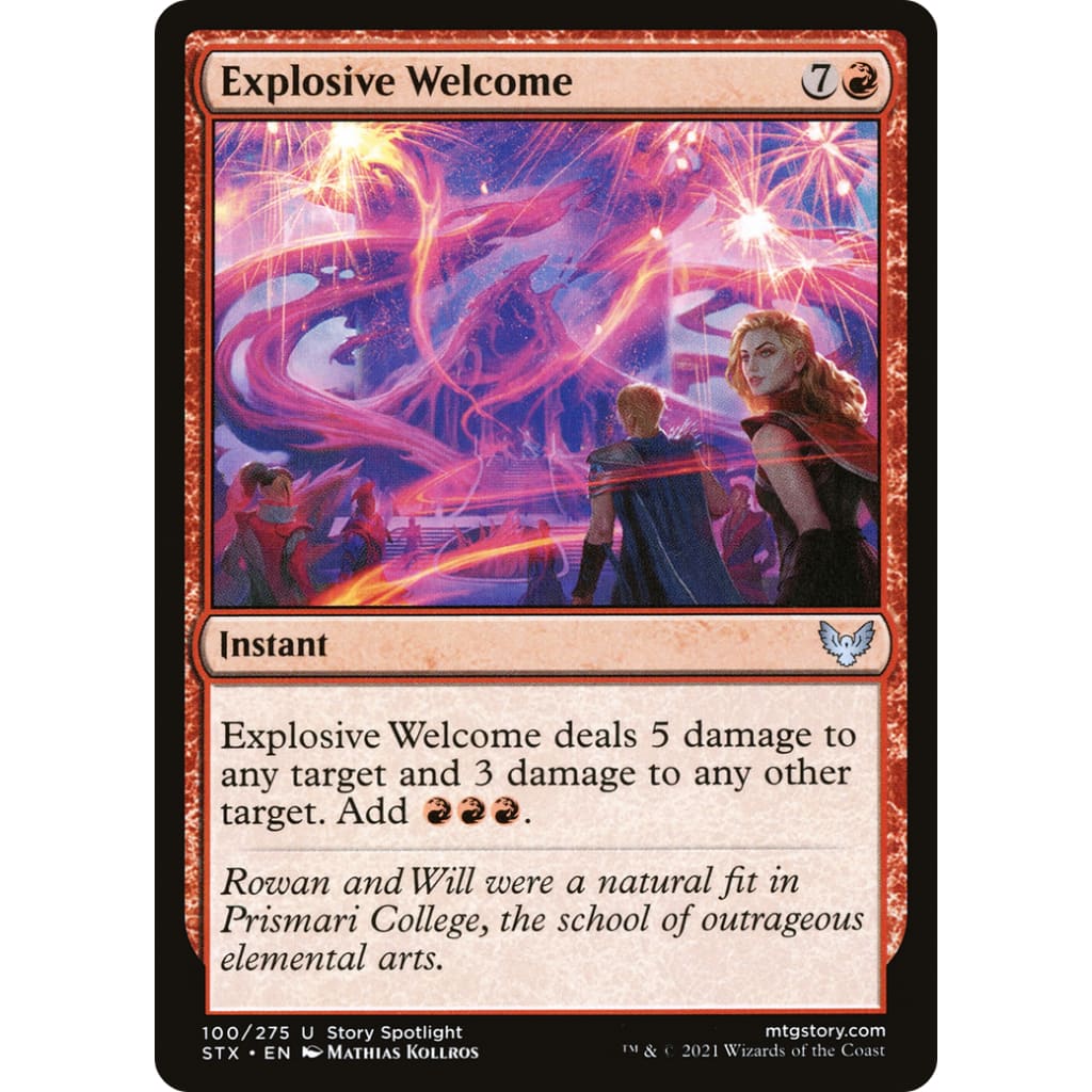 Explosive Welcome (STX-100) - Single