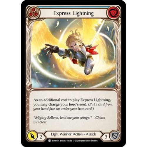 Express Lightning (Blue) (MONARCH) 1st Edition - Single