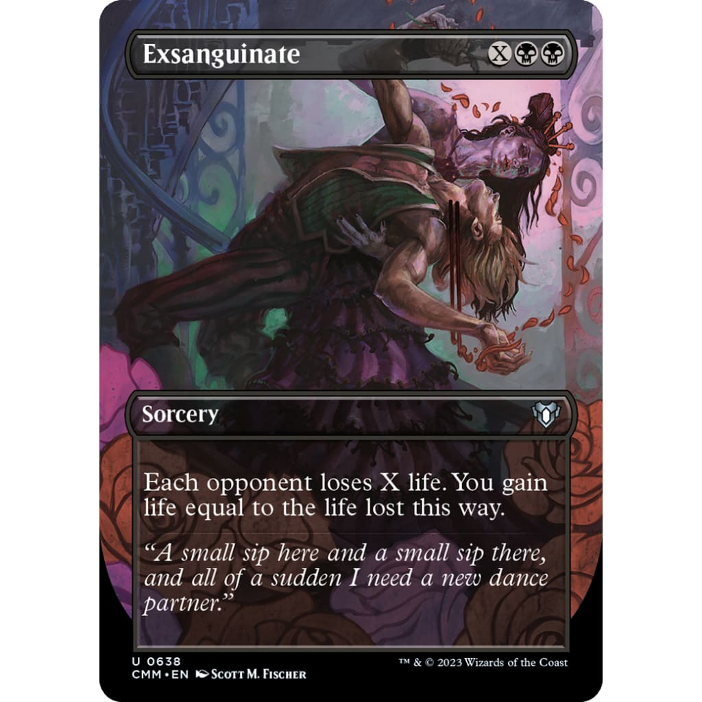 Exsanguinate (CMM-638) (Borderless) Foil - Single