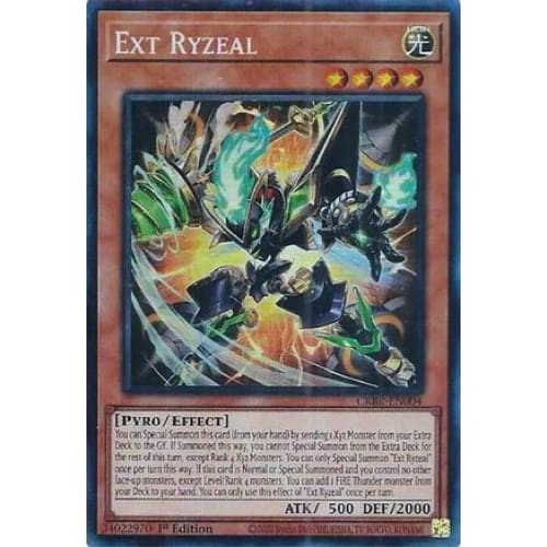 Ext Ryzeal (CR) - CRBR-EN004 Collector’s Rare 1st Edition