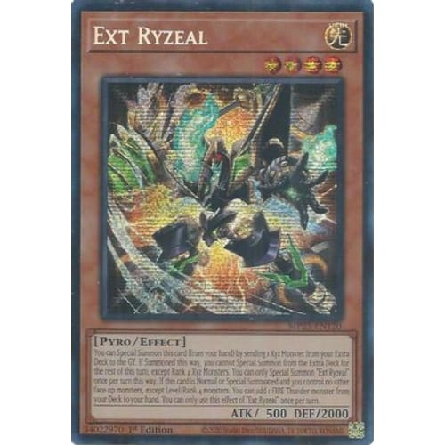 Ext Ryzeal - MP25-EN120 Prismatic Secret Rare 1st Edition