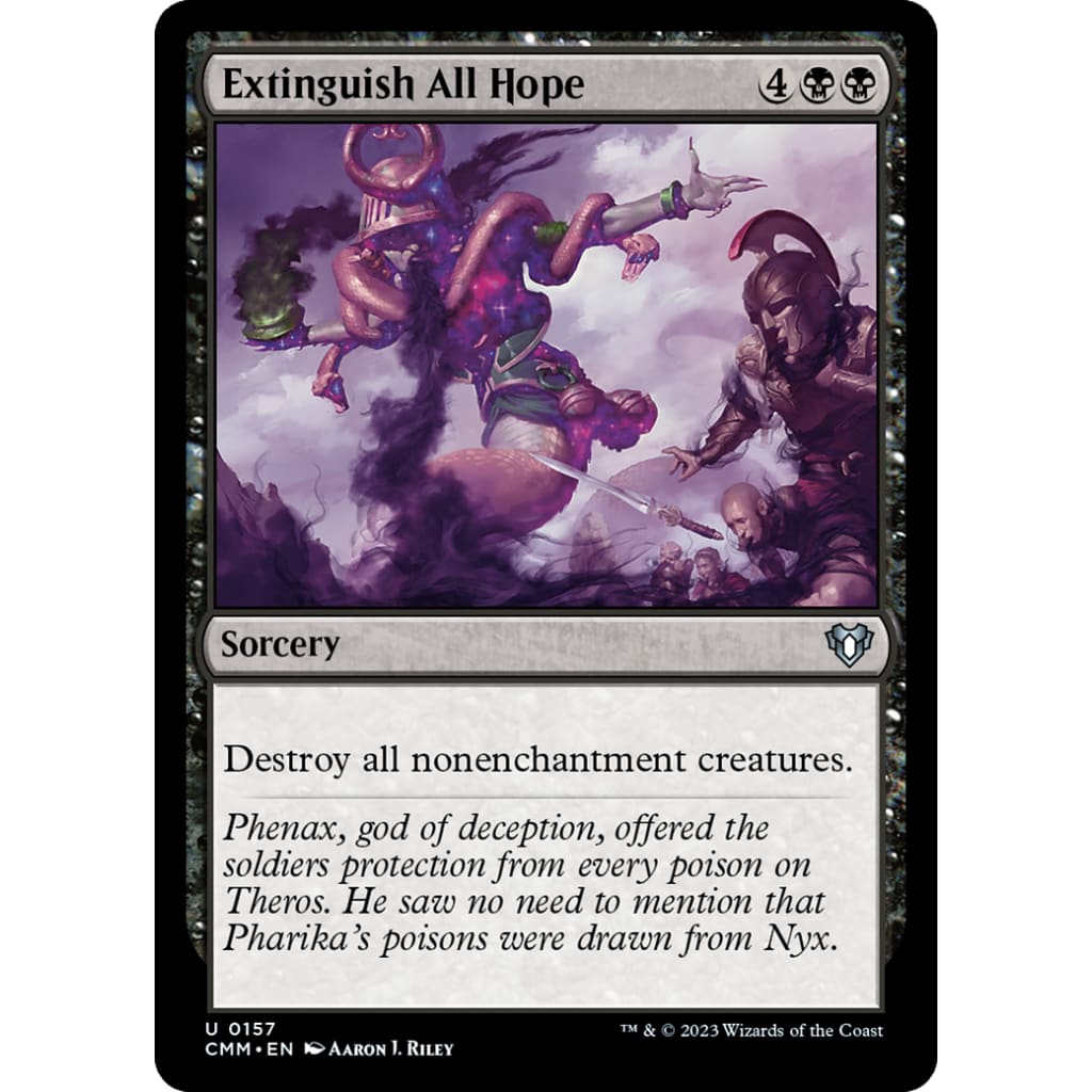Extinguish All Hope (CMM-157) Foil - Single
