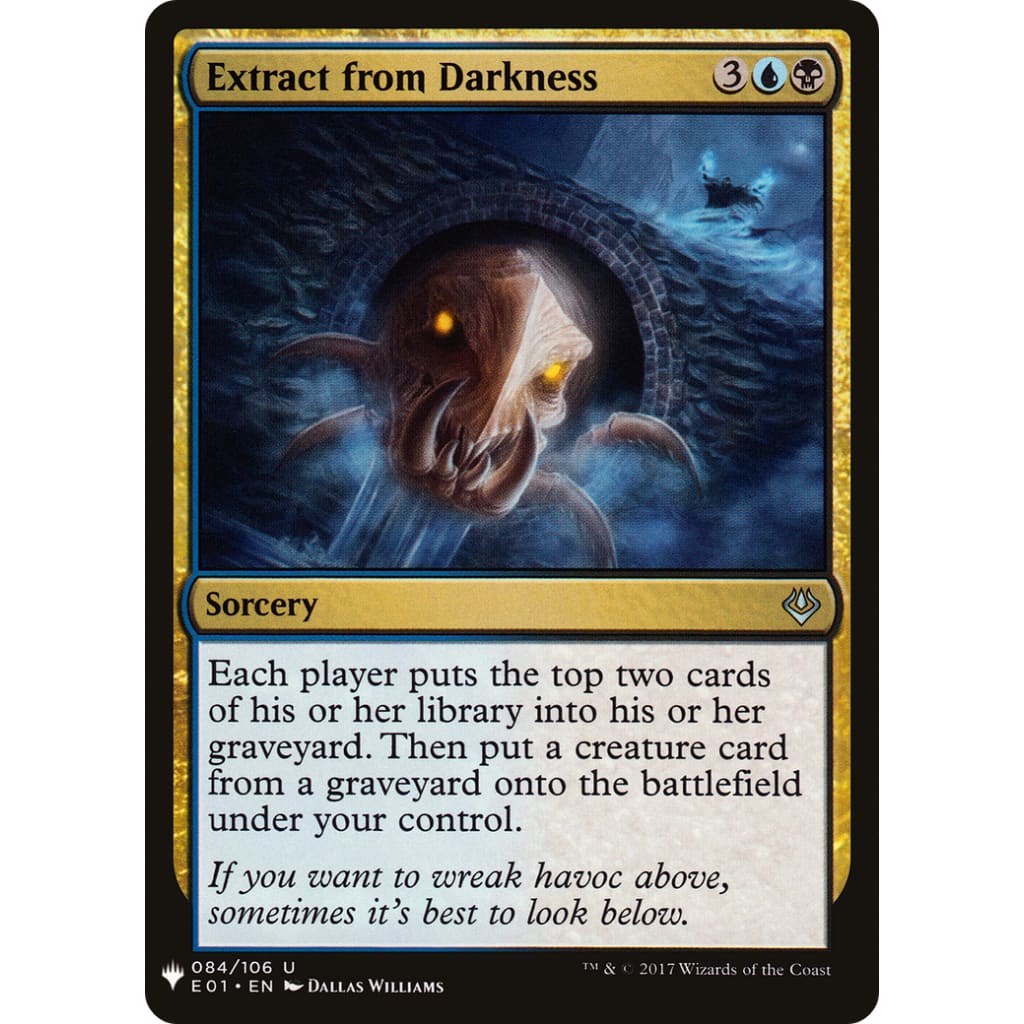 Extract from Darkness (PLST-E01-84) - Single