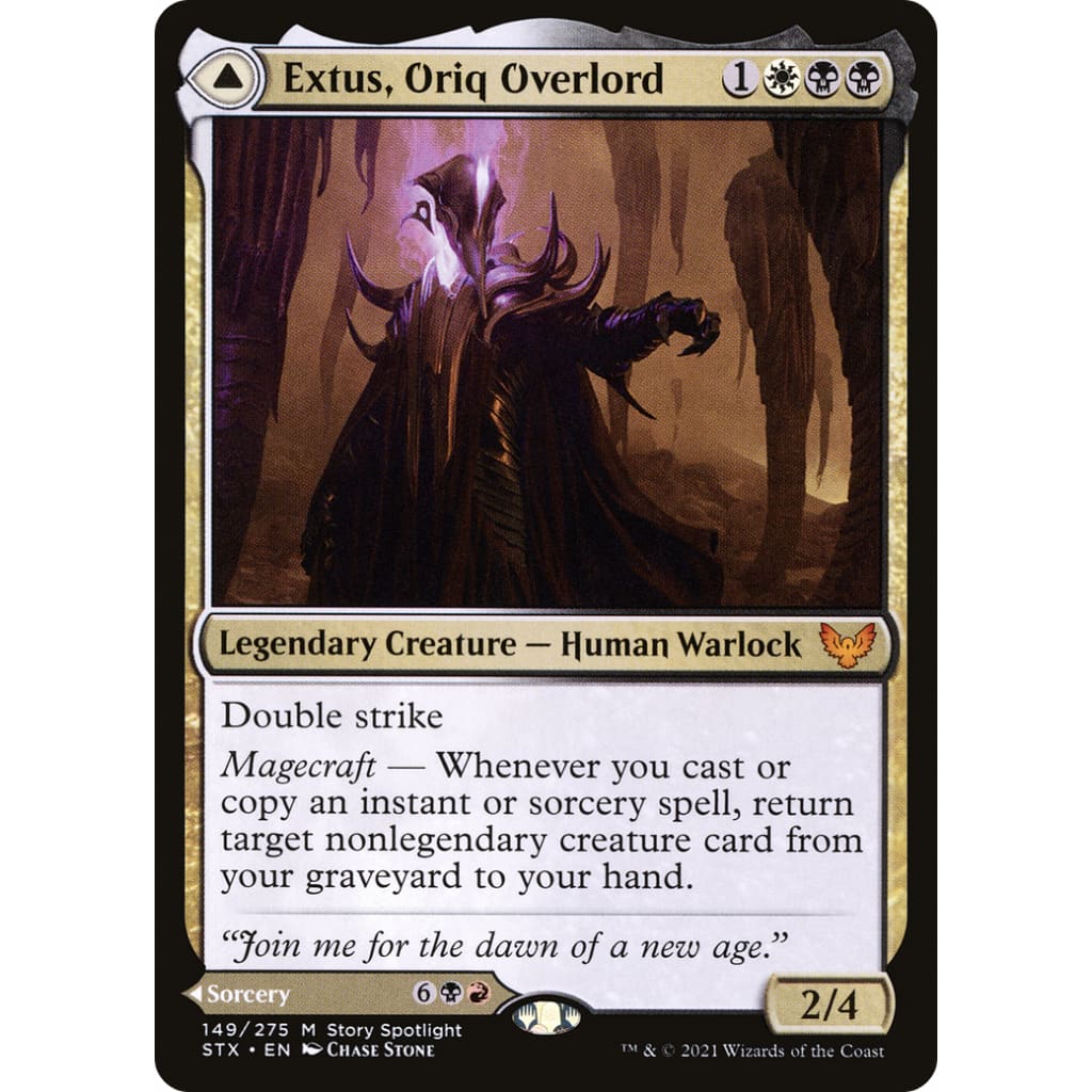 Extus Oriq Overlord (STX-149) Foil - Single