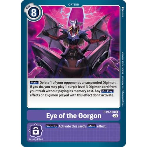 Eye of the Gorgon - BT9-108 - Common - Single