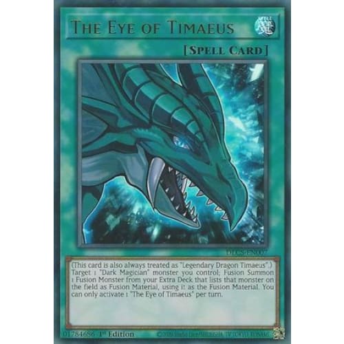 The Eye of Timaeus (DLCS-EN007) Ultra Rare 1st Edition