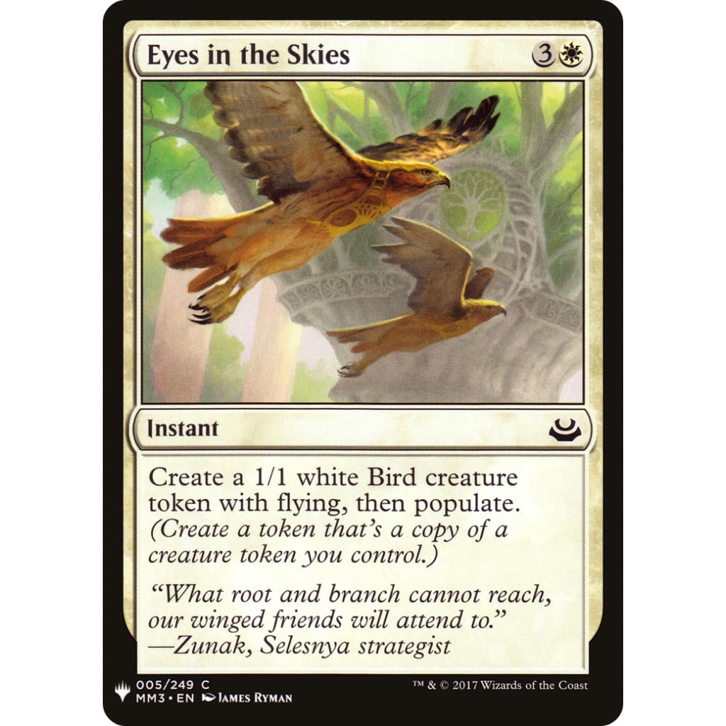 Eyes in the Skies (PLST-MM3-5) - Single