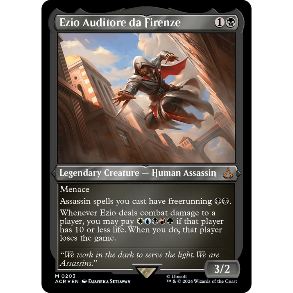 Ezio Auditore da Firenze (ACR-203) Etched Foil - Single