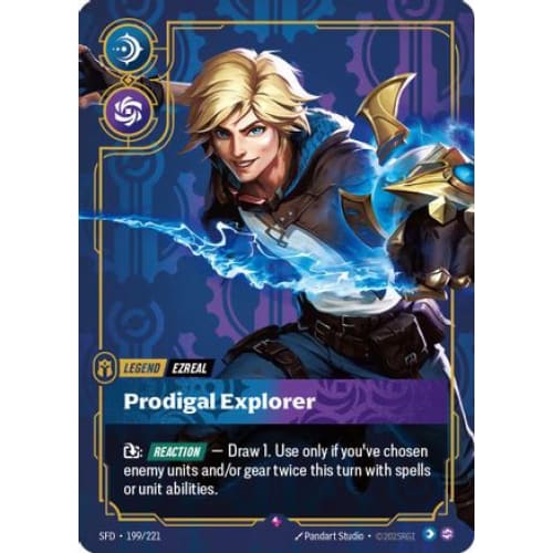Ezreal - Prodigal Explorer (199/221) - Spiritforged Foil