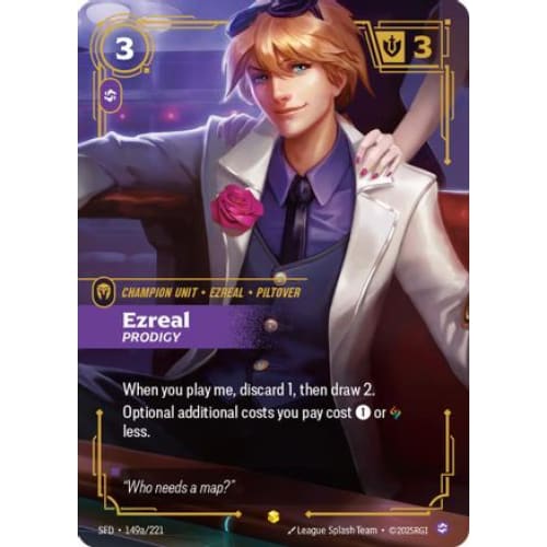 Ezreal - Prodigy (Alternate Art) (149a/221) - Spiritforged