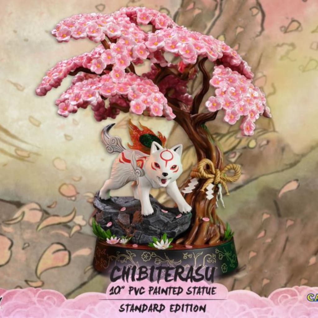 F4F Okamiden Chibiterasu Statue