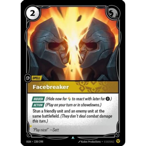 Facebreaker (220/298) - Origins Foil - Single
