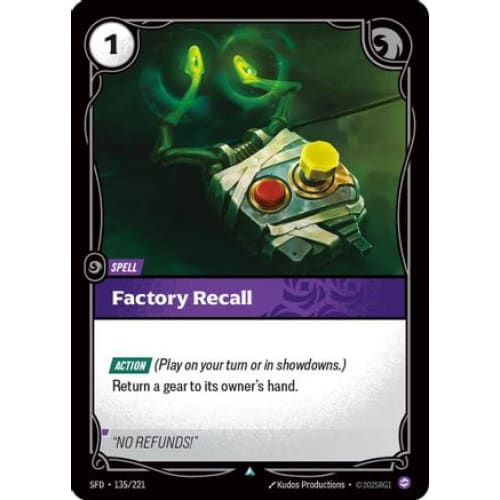 Factory Recall (135/221) - Spiritforged Foil - Single