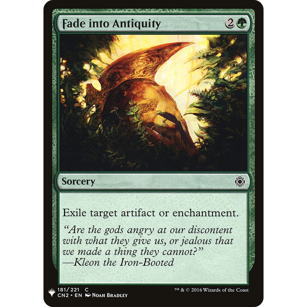Fade into Antiquity (PLST-CN2-181) - Single
