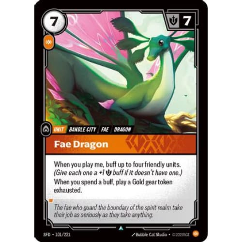 Fae Dragon (101/221) - Spiritforged - Single