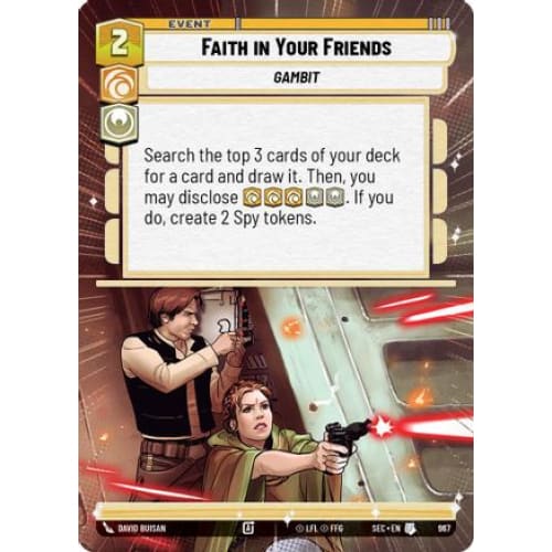 Faith in Your Friends (Hyperspace Foil) (967) Foil - Single