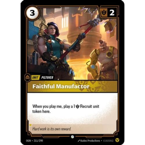 Faithful Manufactor (211/298) - Origins Foil - Single