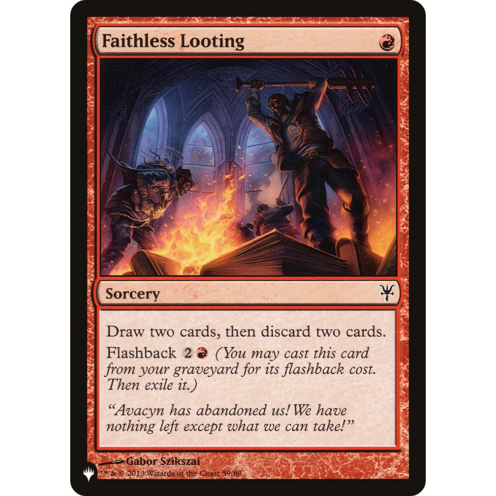 Faithless Looting (PLST-DDK-59) - Single