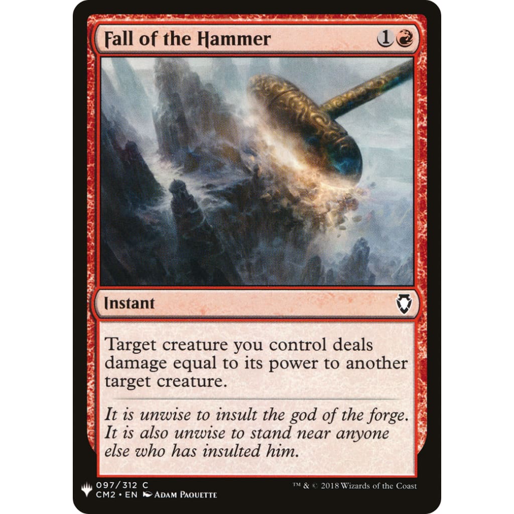 Fall of the Hammer (PLST-CM2-97) - Single