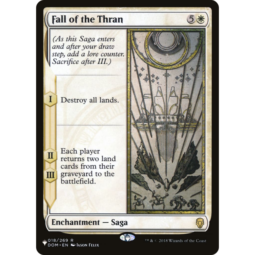 Fall of the Thran (PLST-DOM-18) - Single