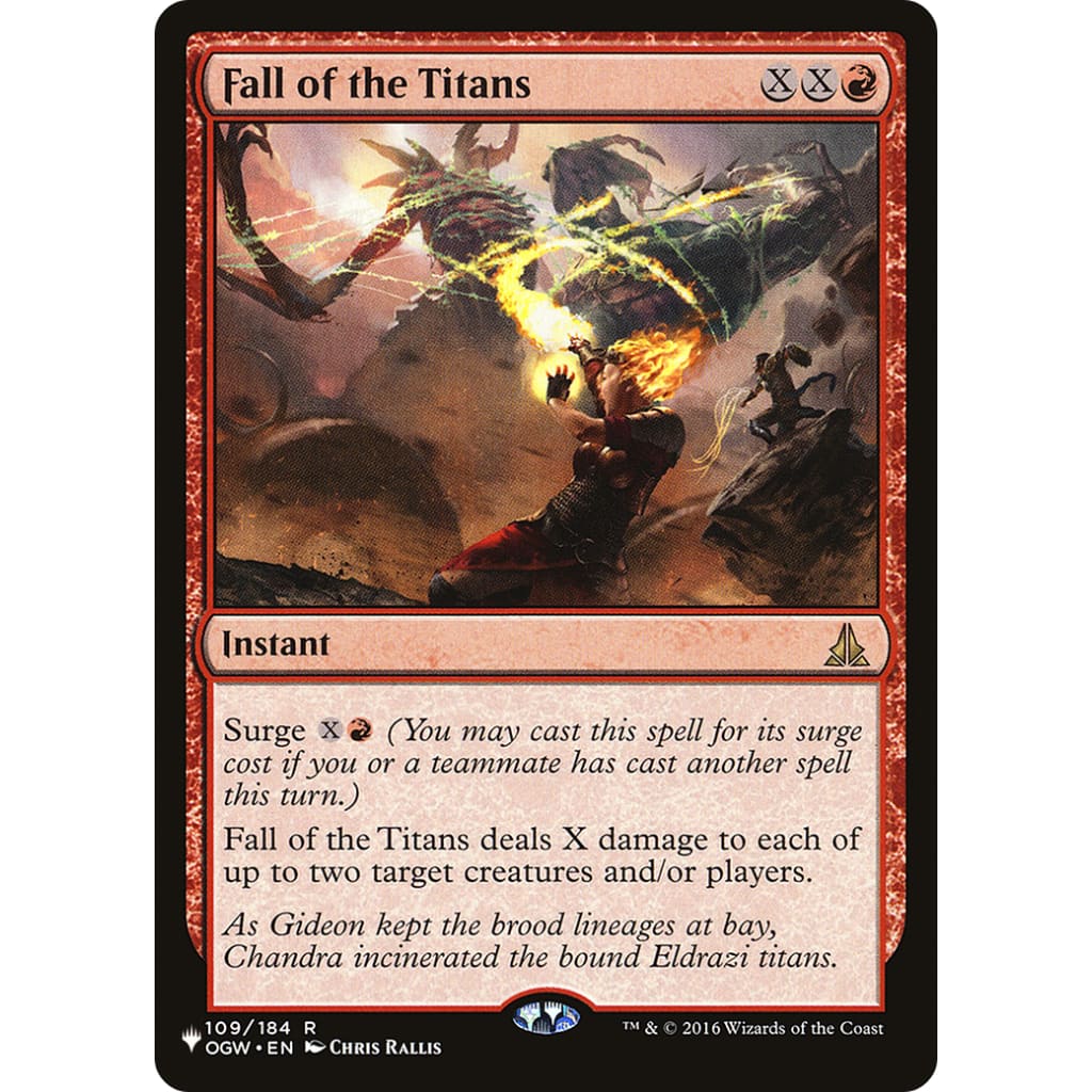 Fall of the Titans (PLST-OGW-109) - Single