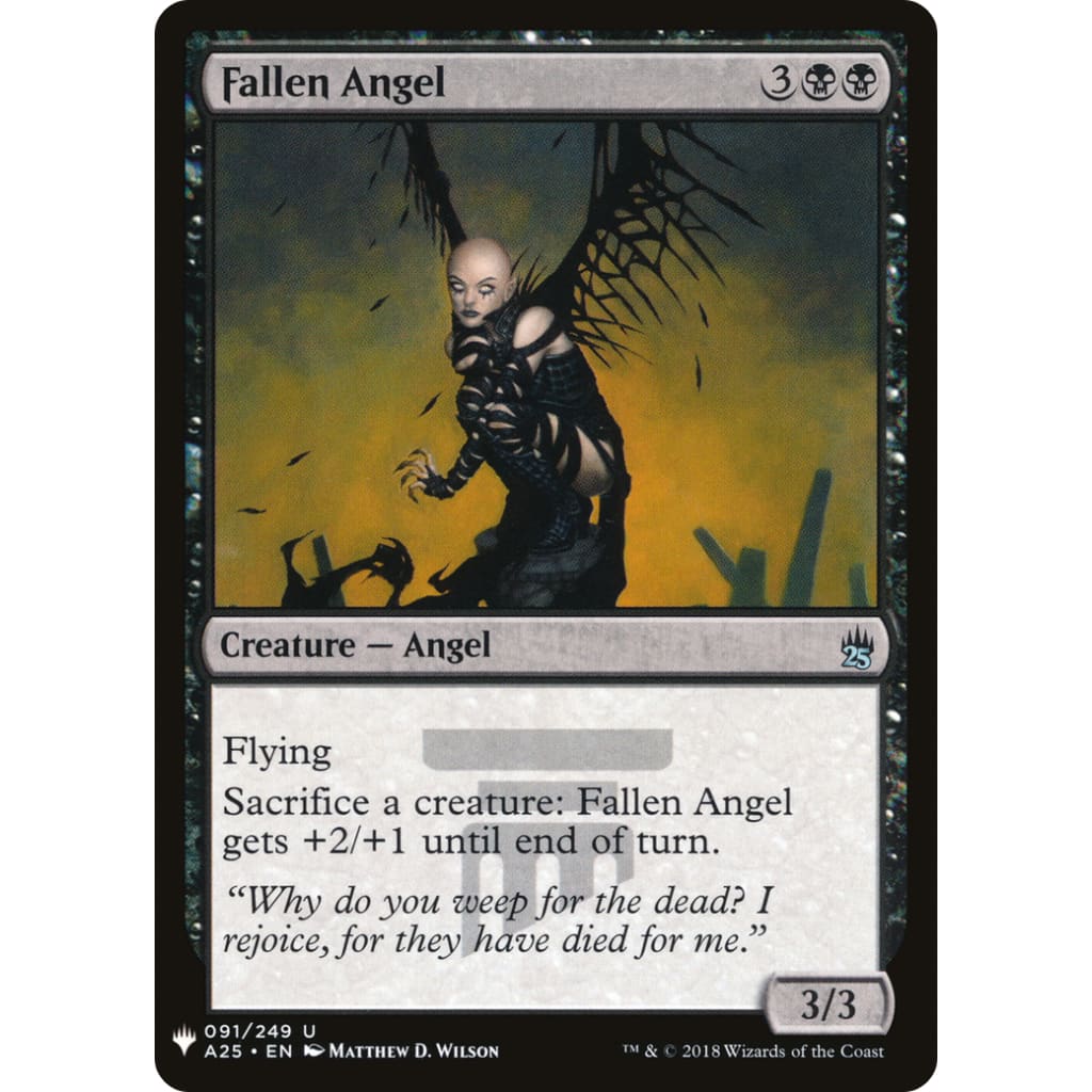Fallen Angel (PLST-A25-91) - Single