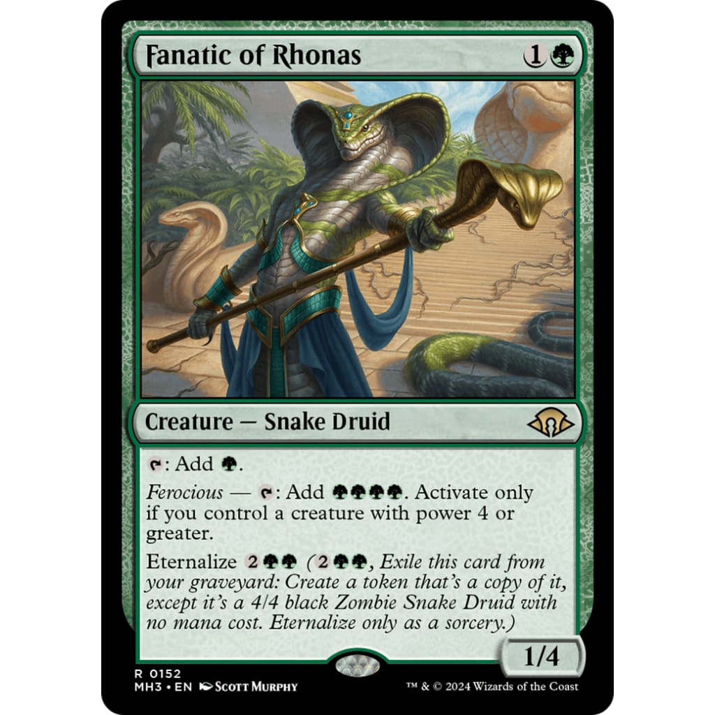 Fanatic of Rhonas (MH3-152) Foil - Single