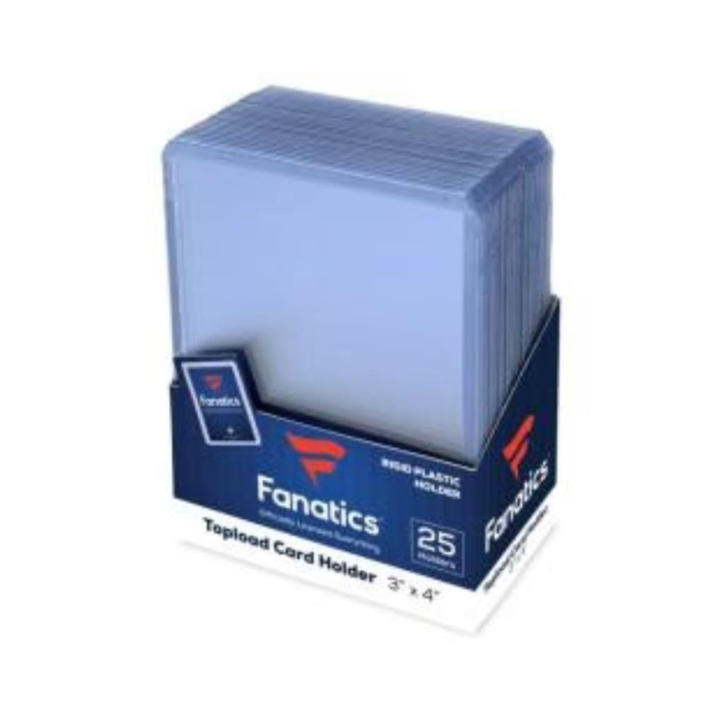 Fanatics - 35pt Topload Card Holder - 25ct 3’’x4’’