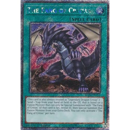 The Fang of Critias (Platinum Secret Rare) - RA04-EN255