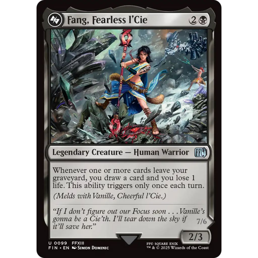 Fang Fearless l’Cie (FIN-099) - Single