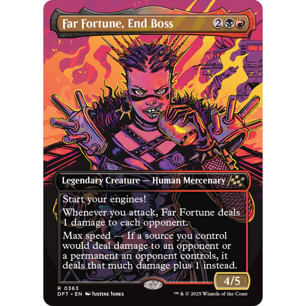 Far fortune End Boss (Borderless) (DFT-363) Foil - Single