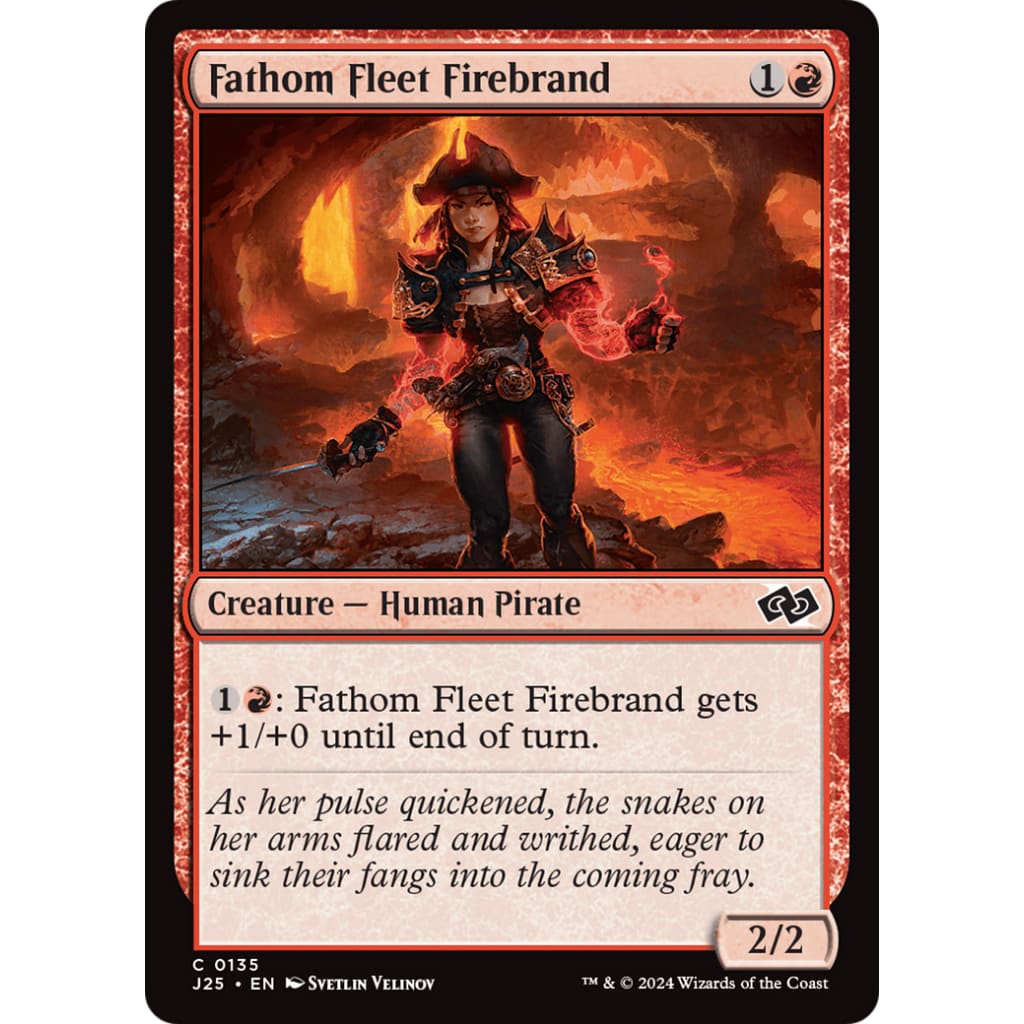 Fathom Fleet Firebrand (J25-135) - Single
