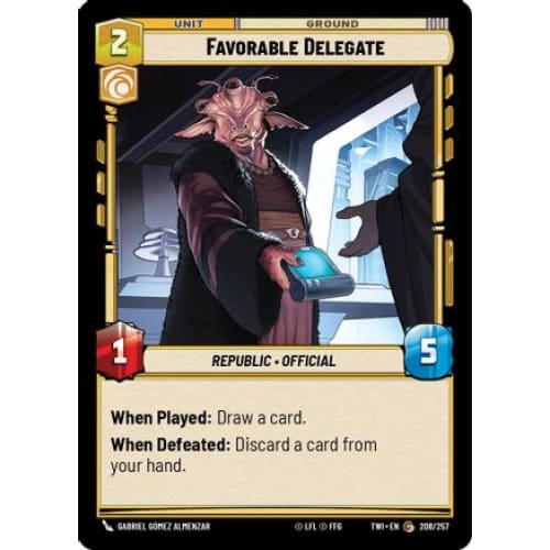 Favorable Delegate (208/257) - Single