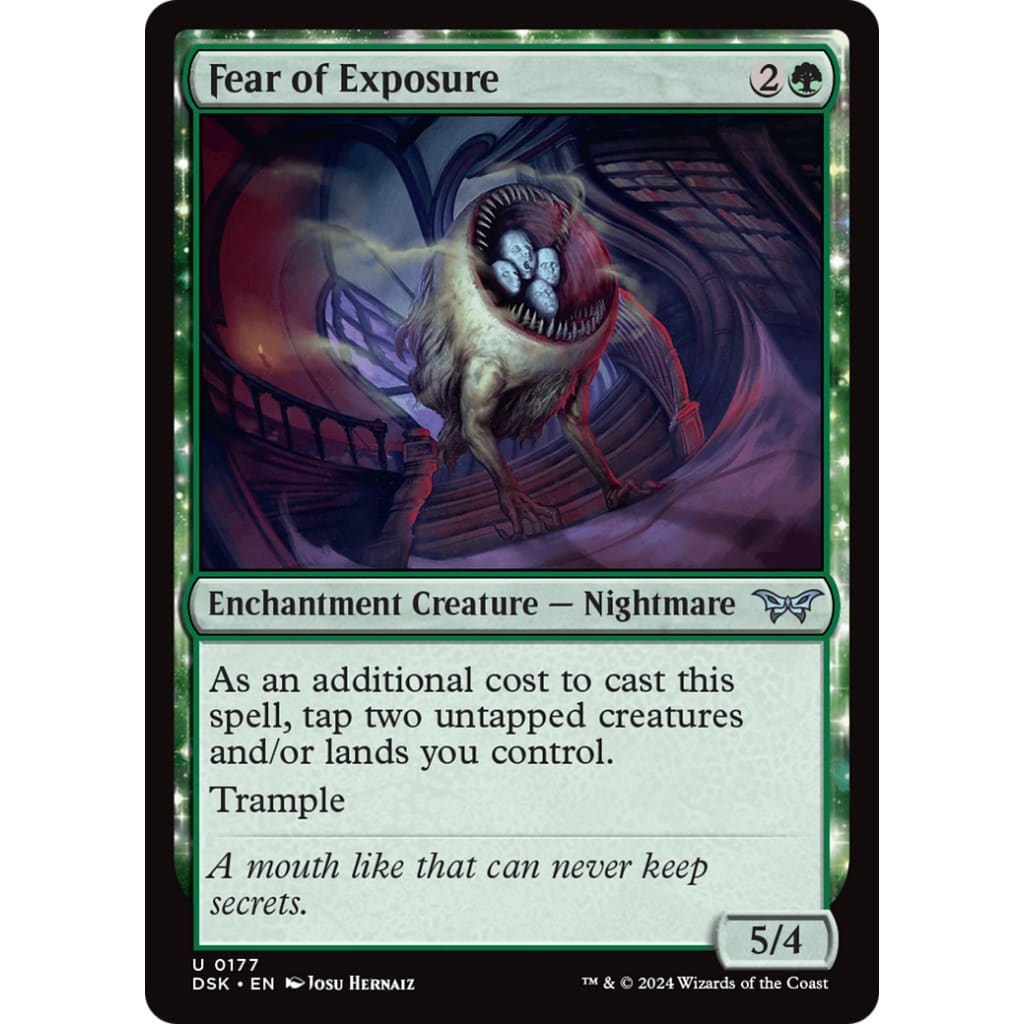 Fear of Exposure (DSK-177): (nyxtouched) Foil - Single
