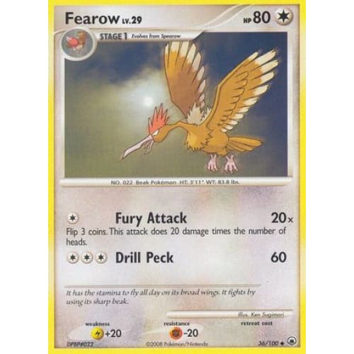 Fearow (36) Uncommon - Single