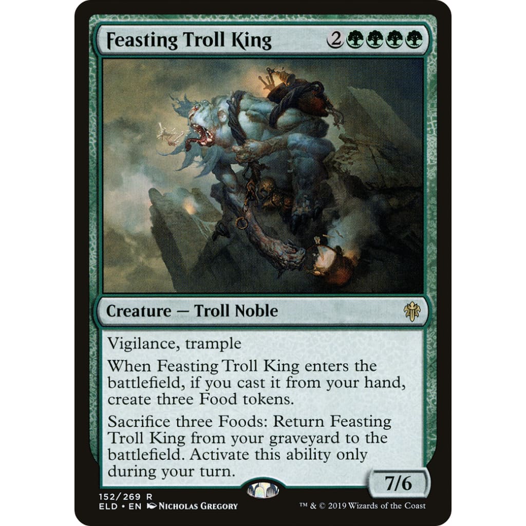 Feasting Troll King (ELD-152) Foil - Single