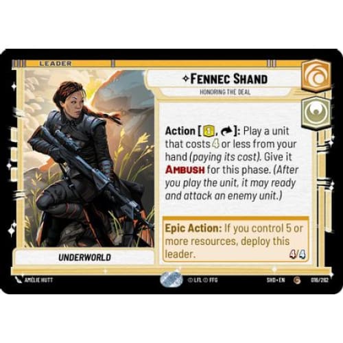 Fennec Shand - Honoring the Deal (016/262) - Shadows