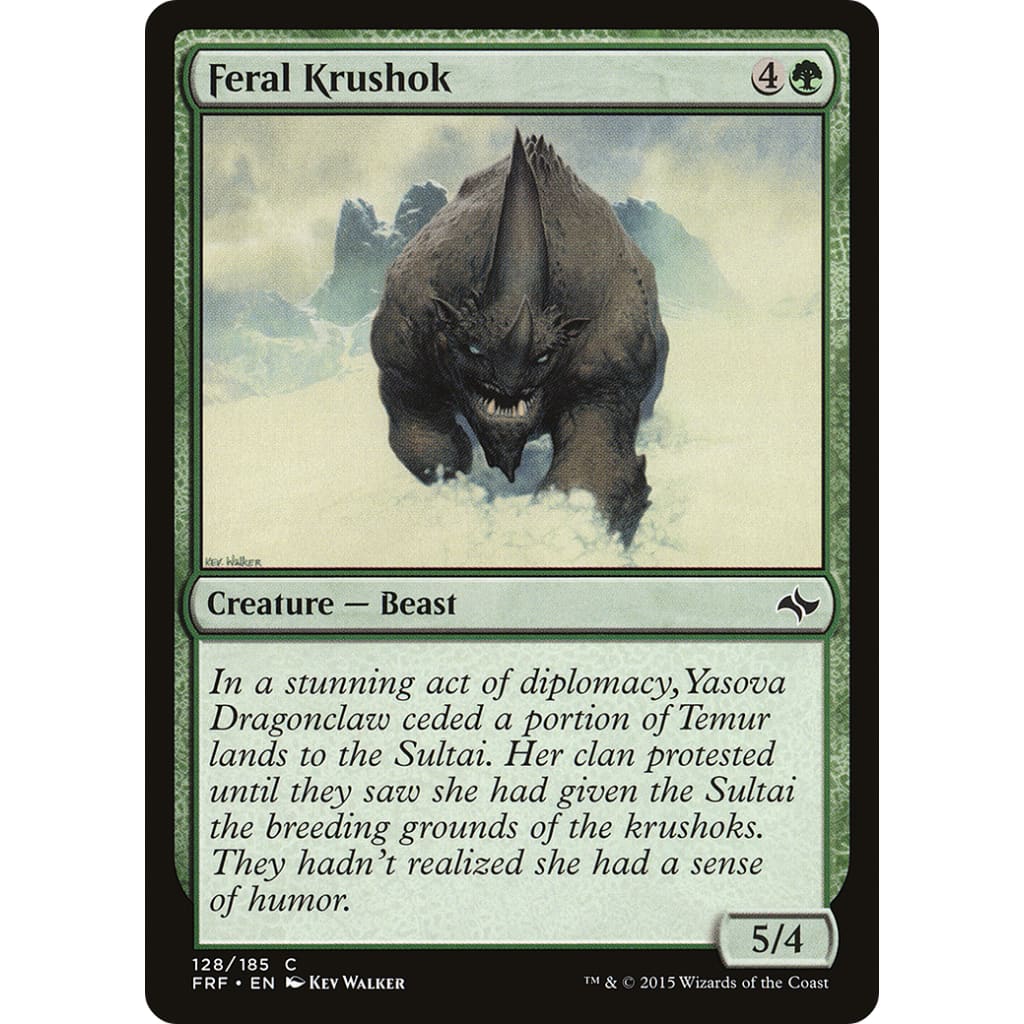 Feral Krushok (FRF-128) - Single