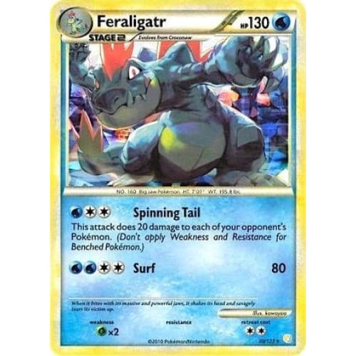Feraligatr - 20/123 (Cracked Ice Holo) (20) Holo Rare