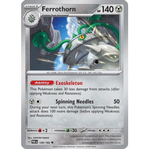 Ferrothorn - 128/182 (128) Uncommon - Single
