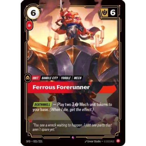 Ferrous Forerunner (021/221) - Spiritforged Foil - Single