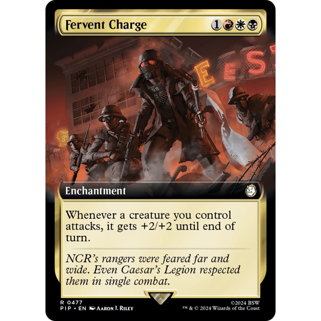 Fervent Charge (PIP-477): (Extended Art) Foil - Single