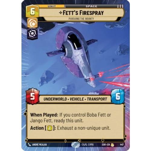 Fett’s Firespray - Pursuing the Bounty (Hyperspace) (447)