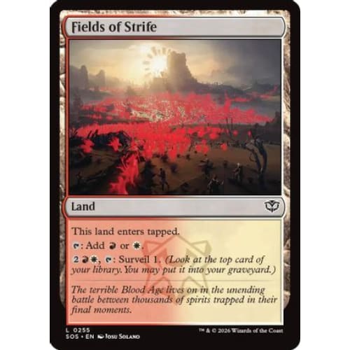 Fields of Strife (SOS-255) Foil - Single