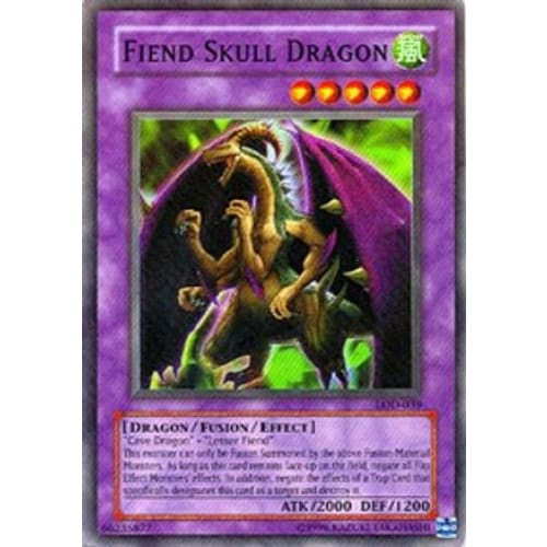 Fiend Skull Dragon (LOD-039) Super Rare 1st Edition - Single