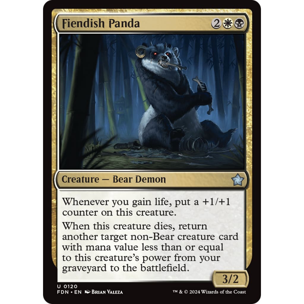 Fiendish Panda (FDN-120) - Single