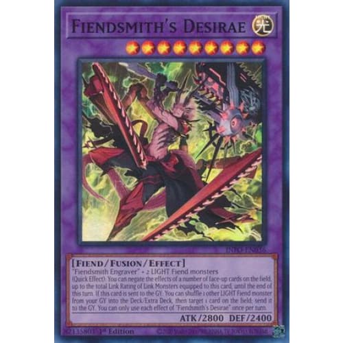 Fiendsmith’s Desirae - INFO-EN036 Super Rare 1st Edition