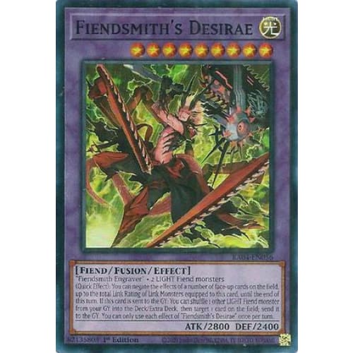 Fiendsmith’s Desirae - RA04-EN056 Super Rare 1st Edition