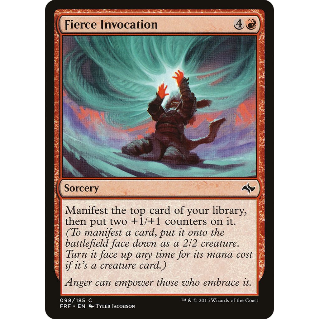 Fierce Invocation (FRF-098) Foil - Single
